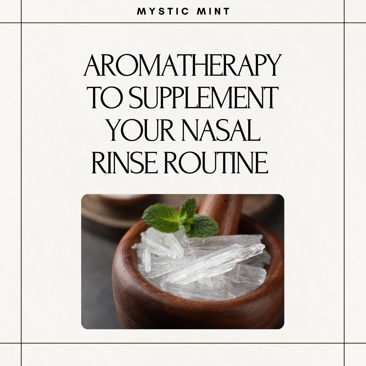 Mystic Mint Extra-Strength Natural Aromatherapy – USDA Organic, Packaged in Brooklyn – 50+ Servings