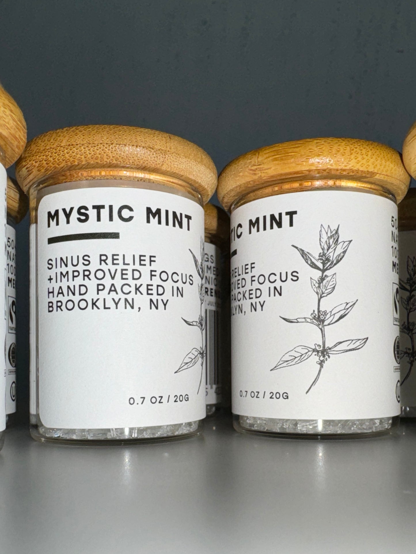 Mystic Mint Extra-Strength Natural Aromatherapy – USDA Organic, Packaged in Brooklyn – 50+ Servings
