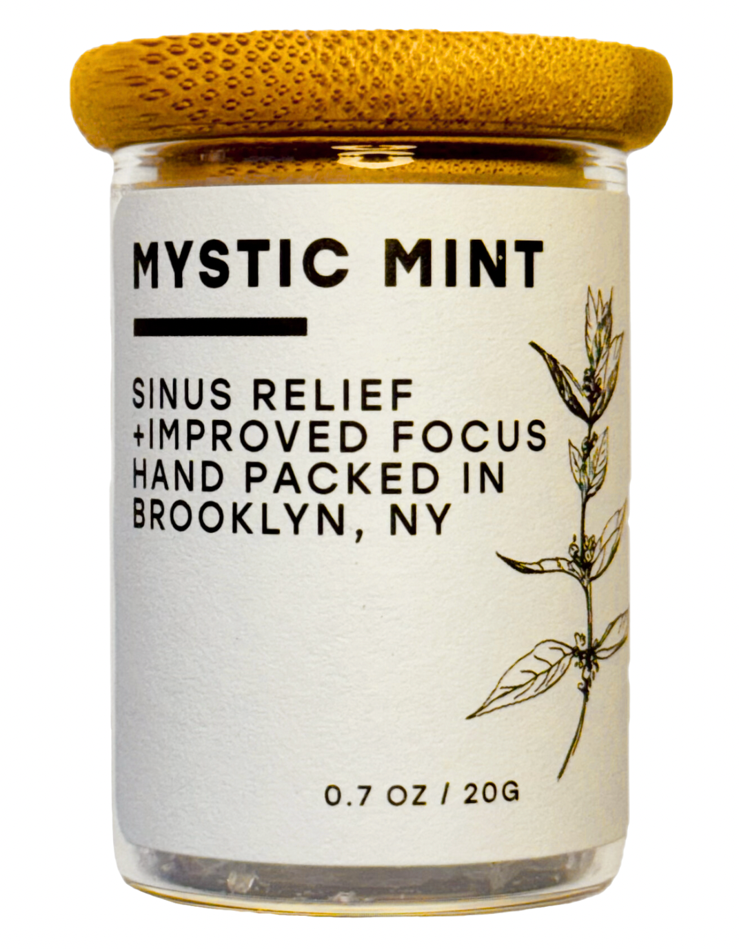 Mystic Mint Extra-Strength Natural Aromatherapy – USDA Organic, Packaged in Brooklyn – 50+ Servings