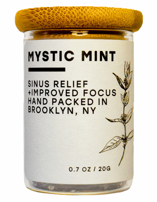 Mystic Mint Extra-Strength Natural Aromatherapy – USDA Organic, Packaged in Brooklyn – 50+ Servings